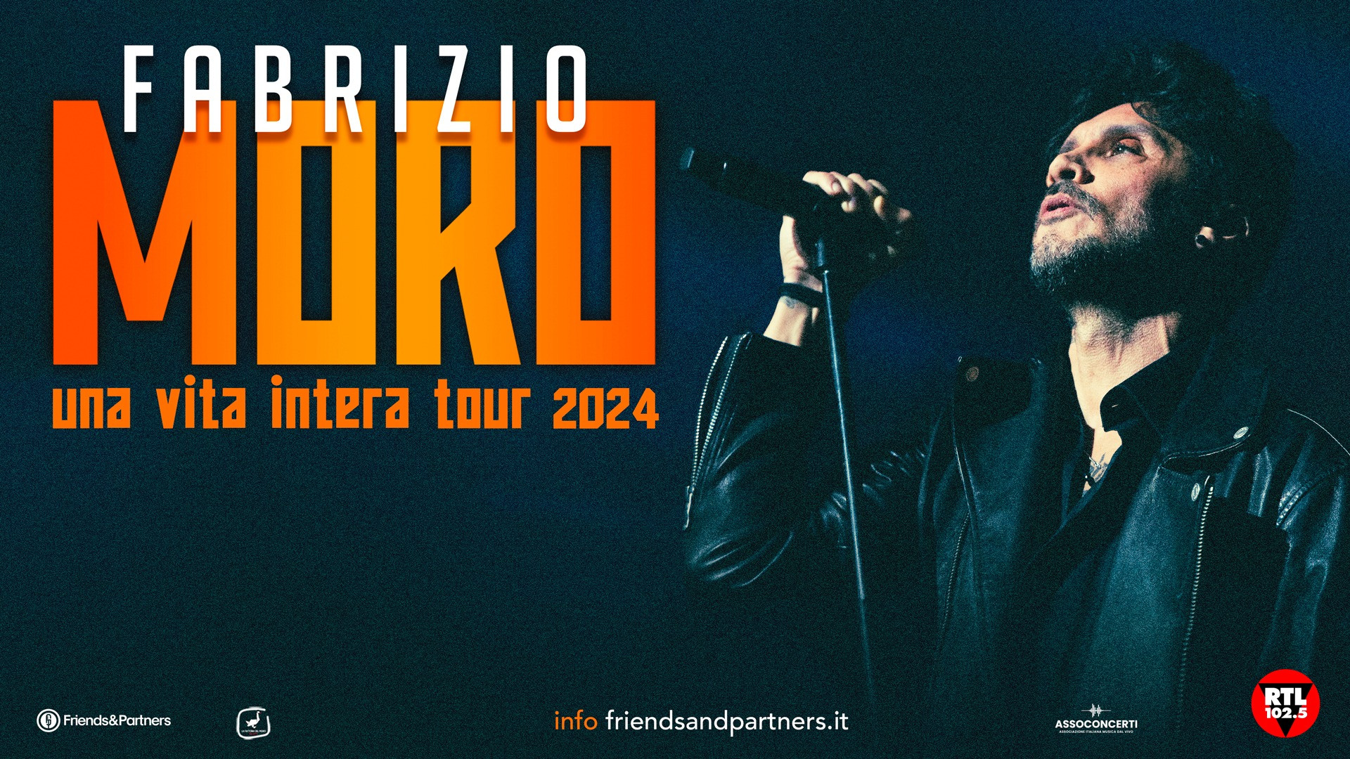 Fabrizio Moro due concerti in Sicilia con “Una vita intera”
