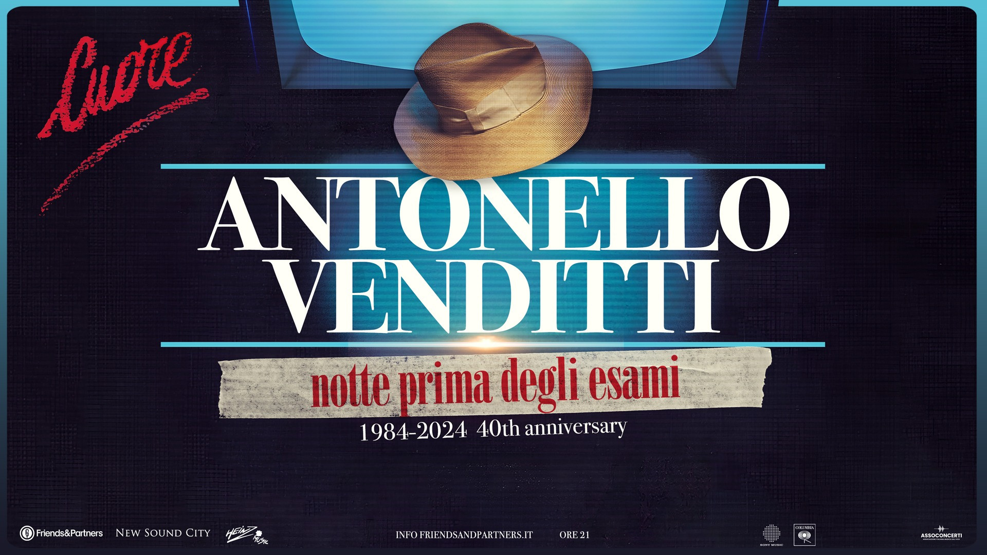 Antonello Venditti Celebra “Cuore”: 40 Anni di Musica